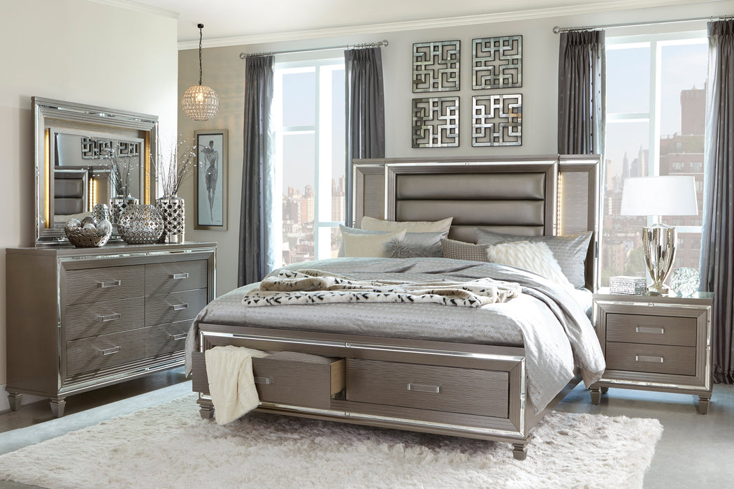 Tamsin Silver-Grey Storage Bedroom Collection
