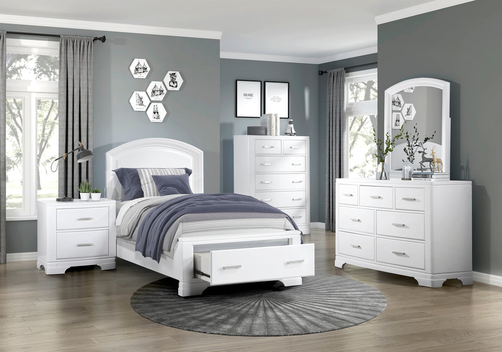 Hudson White Bedroom Collection