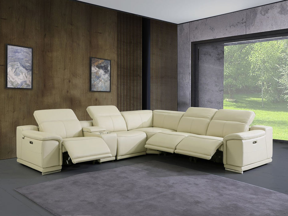 Palm Beach Power Reclining Leather Sectional Collection
