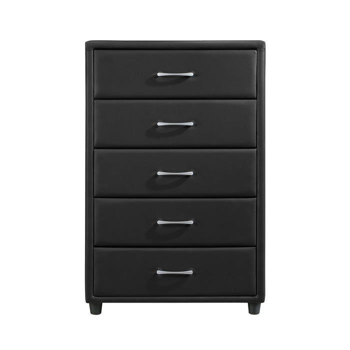Lorenzi Black Bedroom Collection