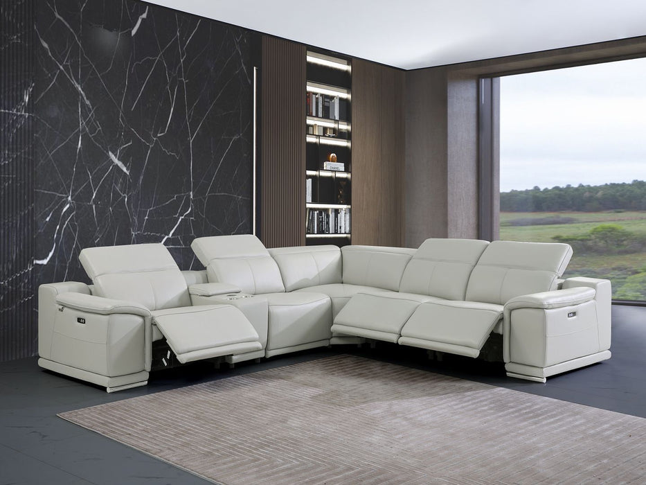 Palm Beach Power Reclining Leather Sectional Collection