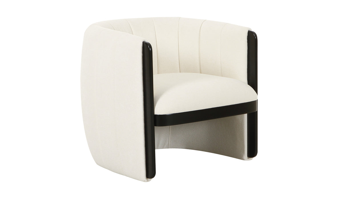 Francis White Accent Chair