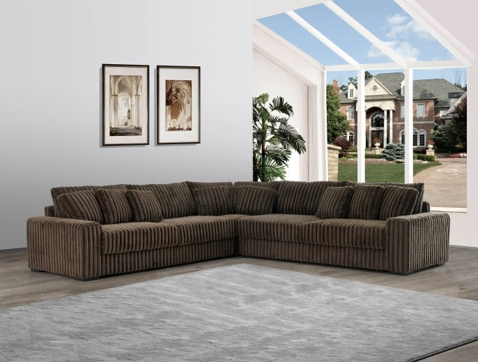 Grizzly II Corduroy Sectional Collection