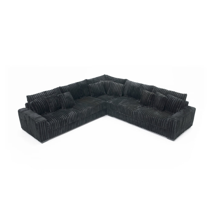 Grizzly II Corduroy Sectional Collection