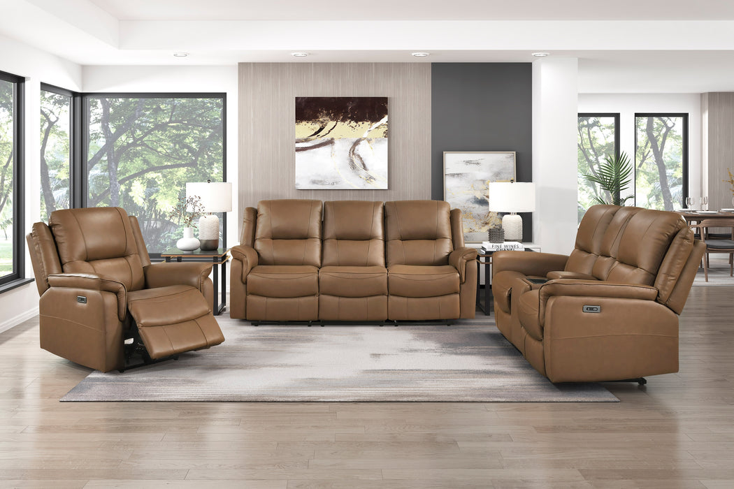 Haven Power Reclining Leather Living Room Collection