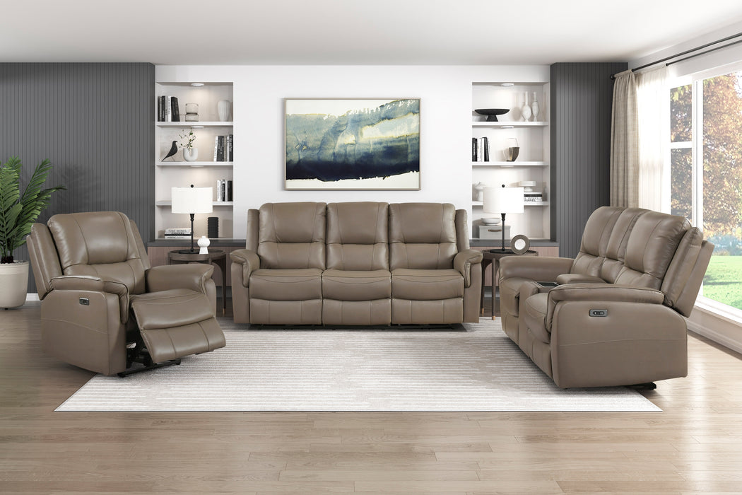 Haven Power Reclining Leather Living Room Collection