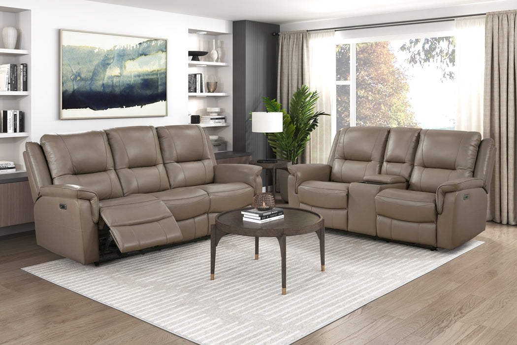 Haven Power Reclining Leather Living Room Collection