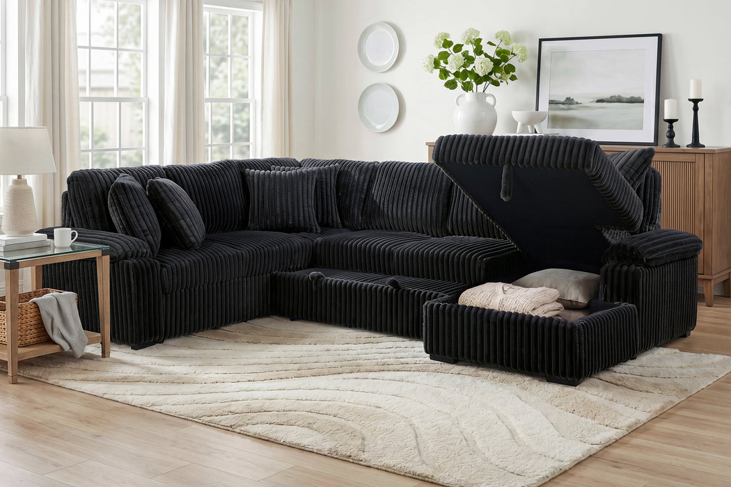 Ridge 3 Pc. Sleeper Sectional Collection