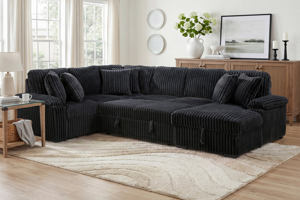 Ridge 3 Pc. Sleeper Sectional Collection