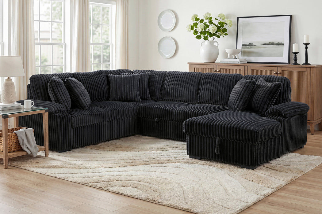 Ridge 3 Pc. Sleeper Sectional Collection