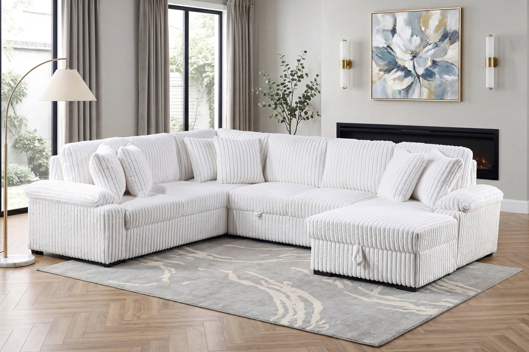 Ridge 3 Pc. Sleeper Sectional Collection