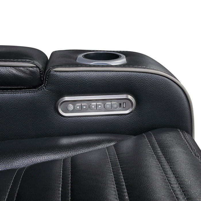Cyber Power Reclining Leather Living Room Collection