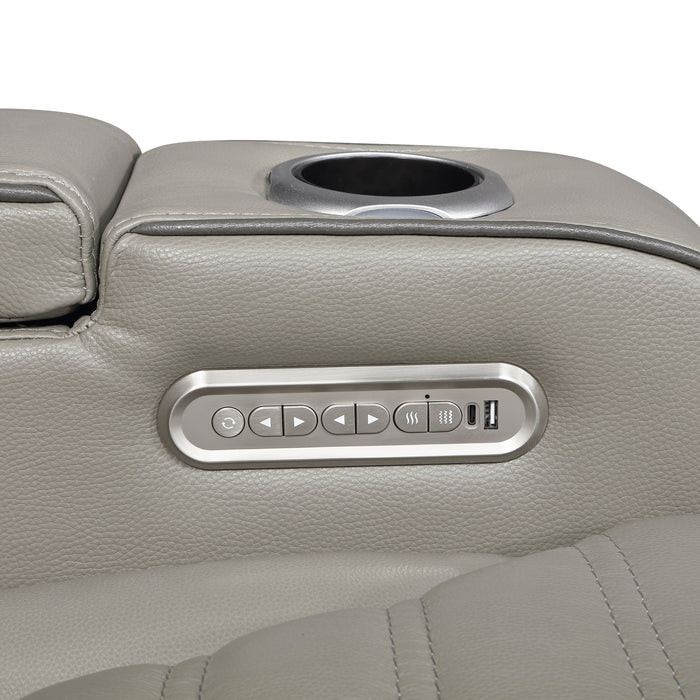 Cyber Power Reclining Leather Living Room Collection