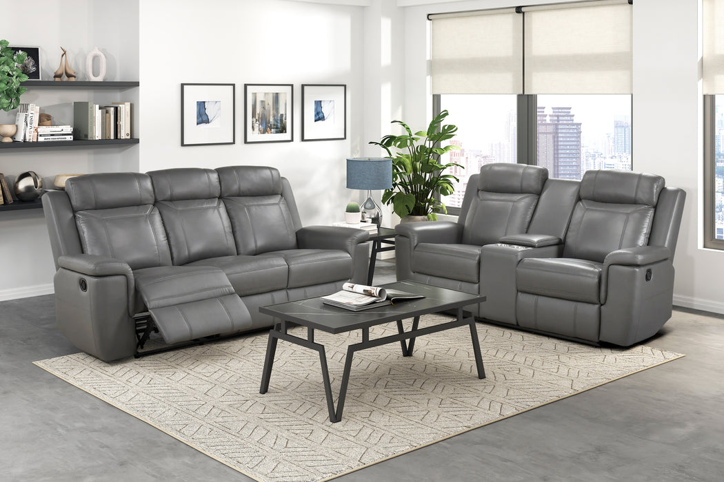 8379 Reclining Leather Living Room Collection