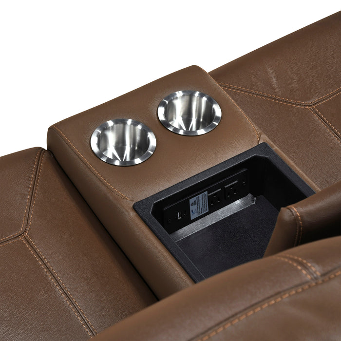 8379 Reclining Leather Living Room Collection