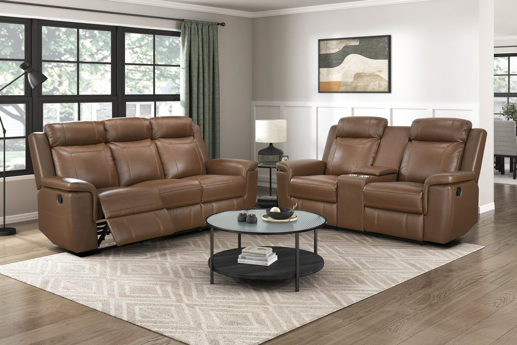 8379 Reclining Leather Living Room Collection