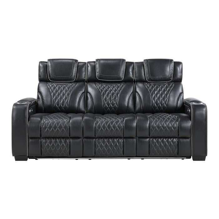 Apex Power Reclining Leather Living Room Collection