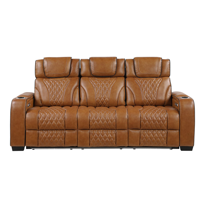 Apex Power Reclining Leather Living Room Collection