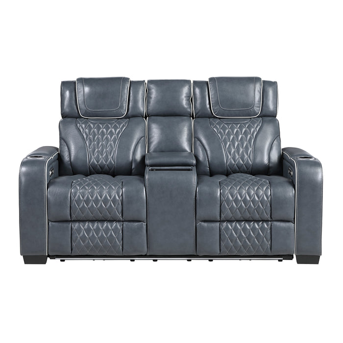 Apex Power Reclining Leather Living Room Collection