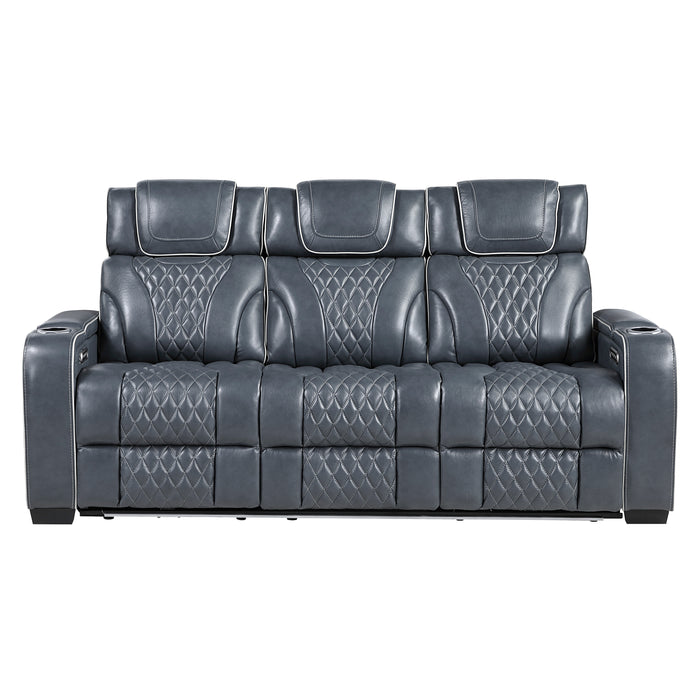 Apex Power Reclining Leather Living Room Collection