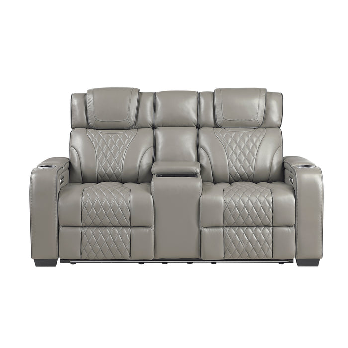 Apex Power Reclining Leather Living Room Collection