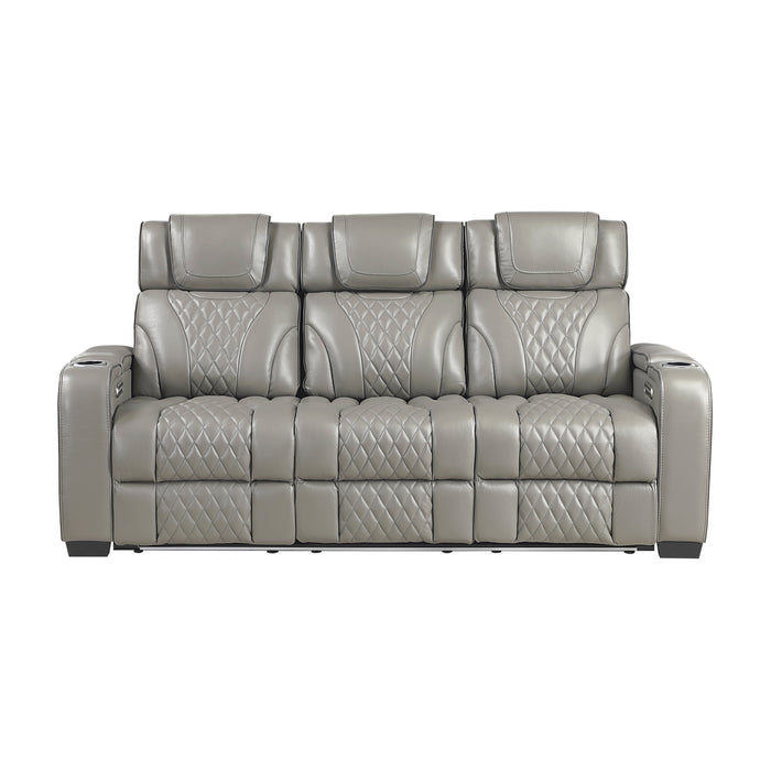 Apex Power Reclining Leather Living Room Collection