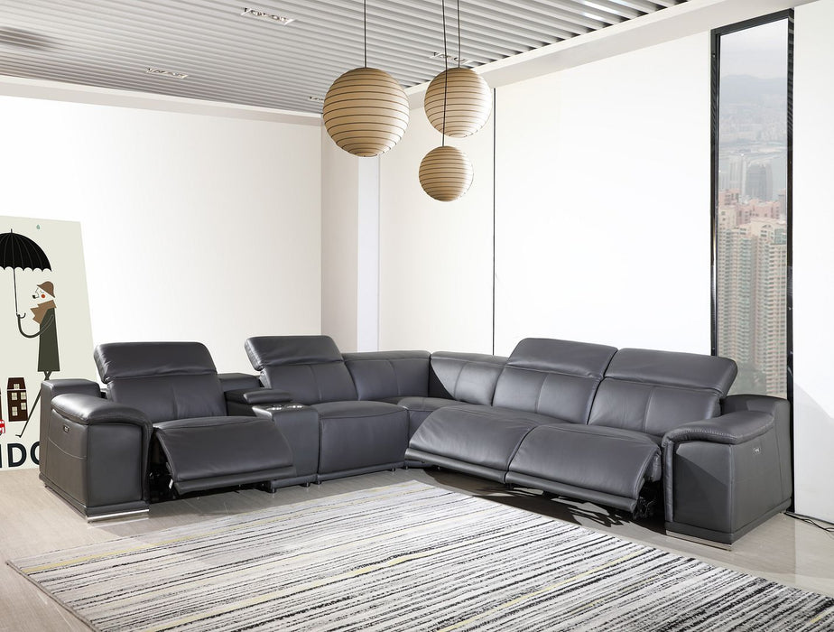 Palm Beach Power Reclining Leather Sectional Collection