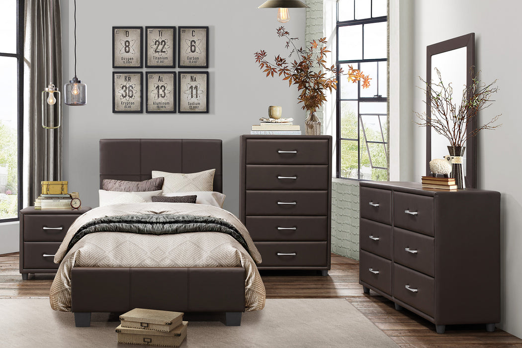 Lorenzi Brown Bedroom Collection