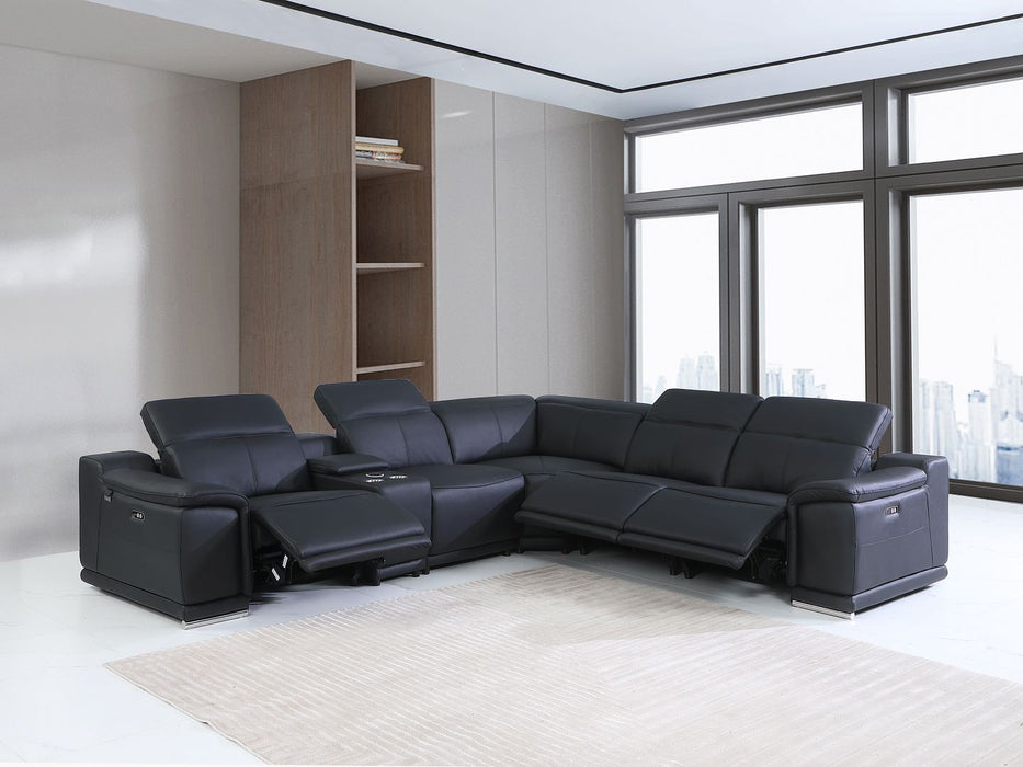 Palm Beach Power Reclining Leather Sectional Collection