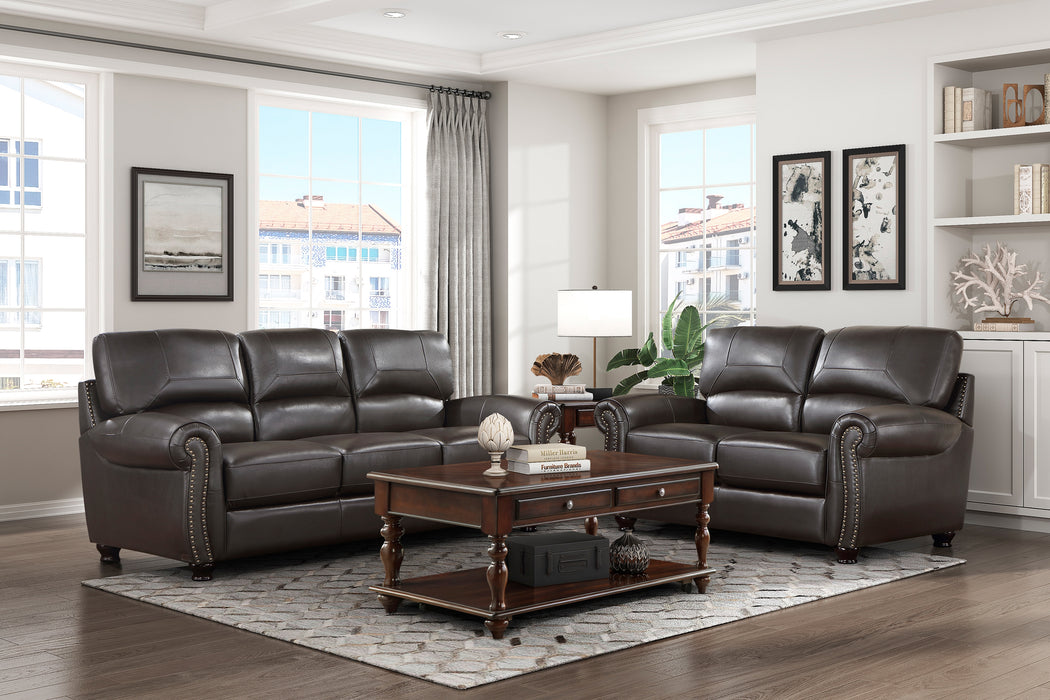 Foxborough Leather Living Room Collection