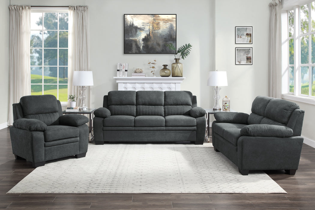 Holleman Dark Grey Living Room Collection