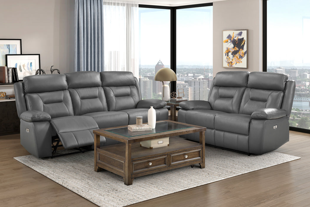 Laconia Power Reclining Leather Living Room Collection