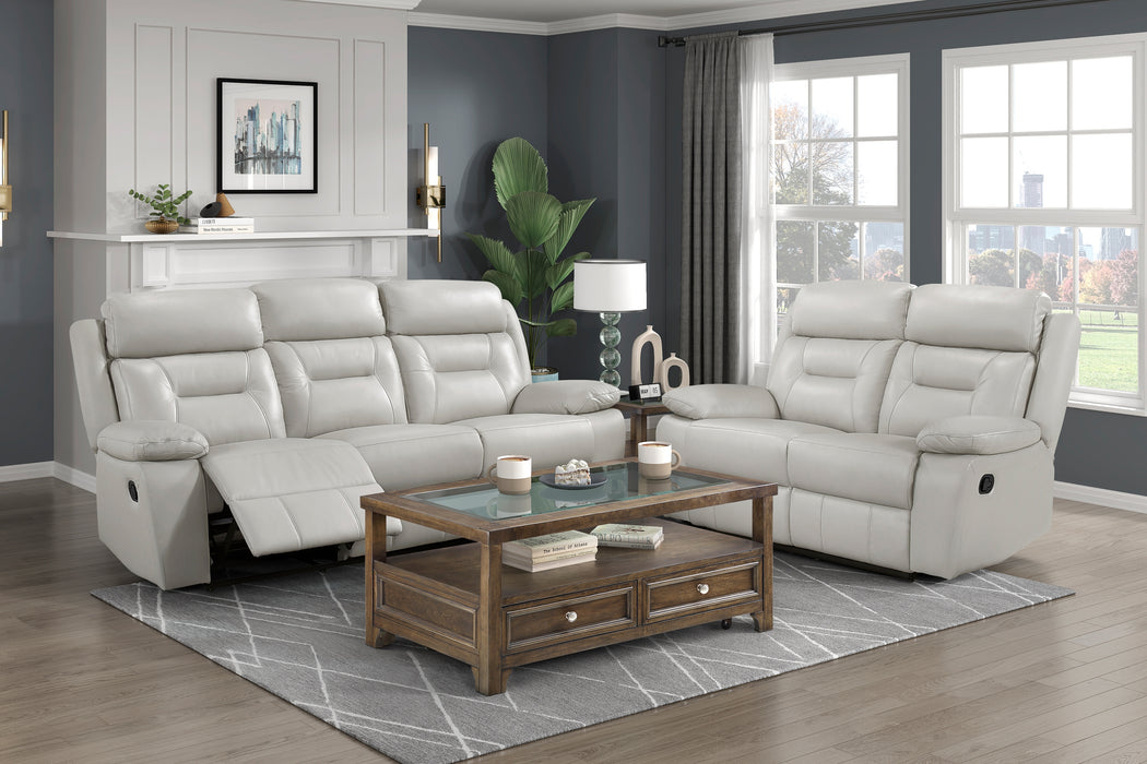 Laconia Manual Reclining Leather Living Room Collection