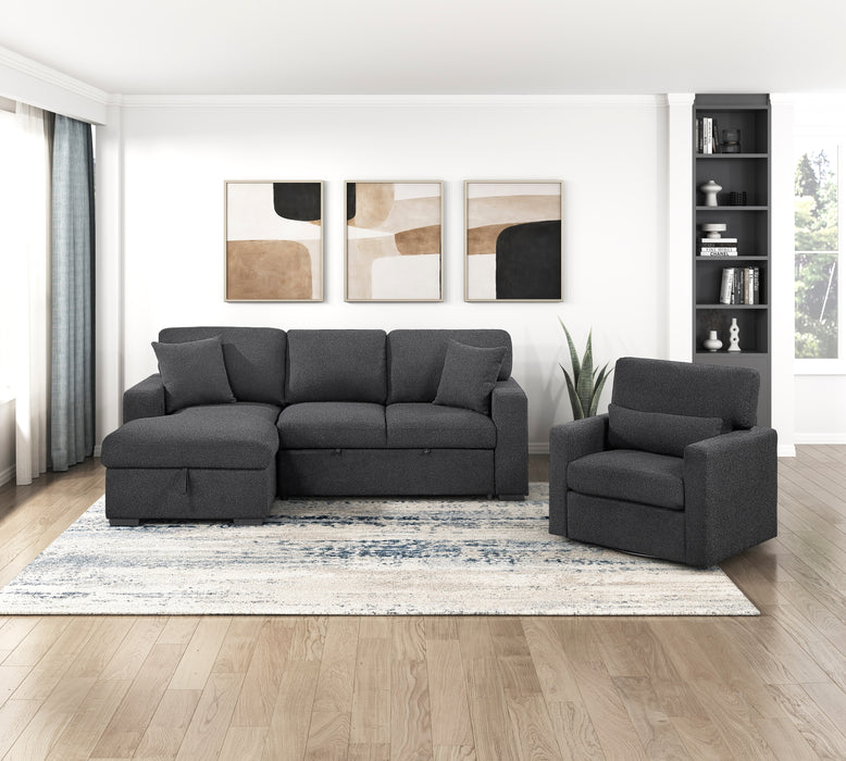 Pompano Black Sectional Collection