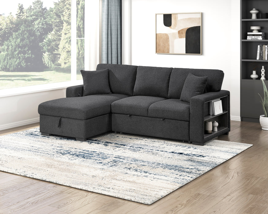 Pompano Black Sectional Collection