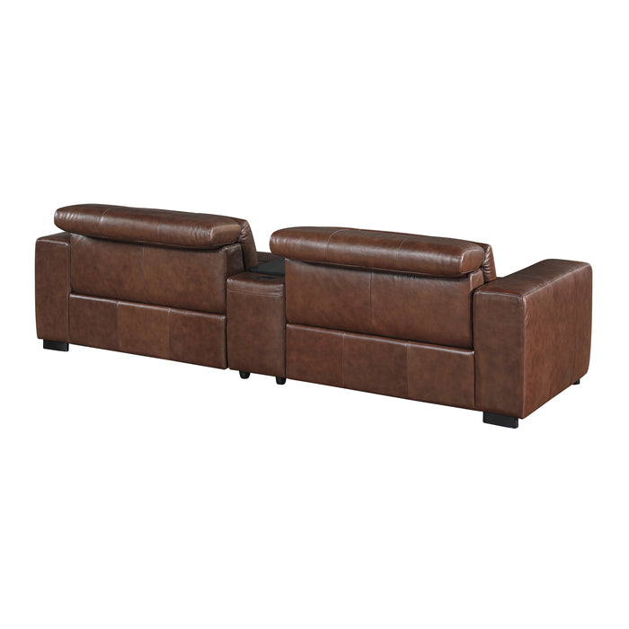 Sutton Power Reclining Leather Living Room Collection
