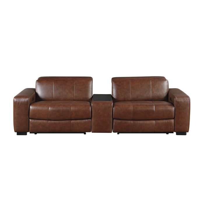 Sutton Power Reclining Leather Living Room Collection