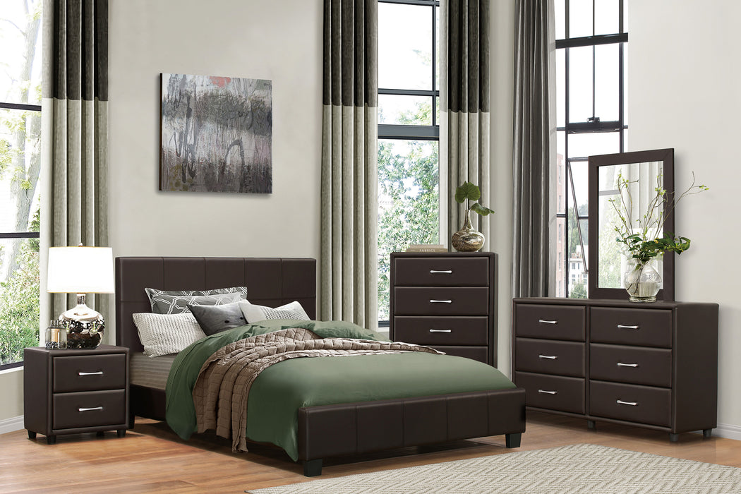 Lorenzi Brown Bedroom Collection