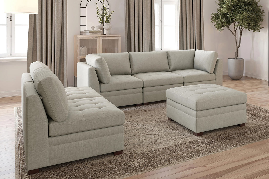Abby Beige Modular Sectional Collection