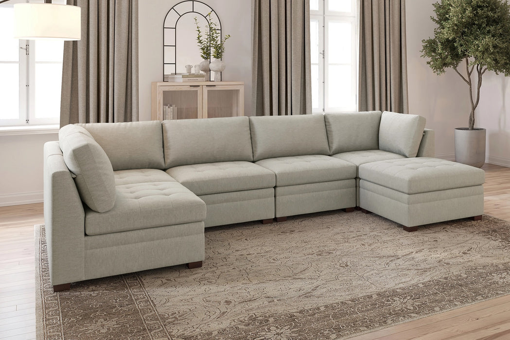 Abby Beige Modular Sectional Collection