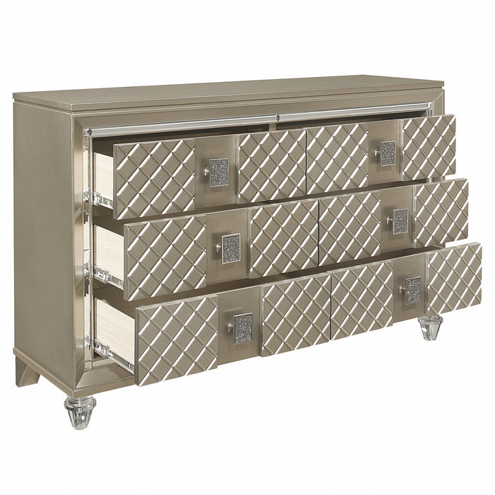 Loudon Gold Storage Bedroom Collection