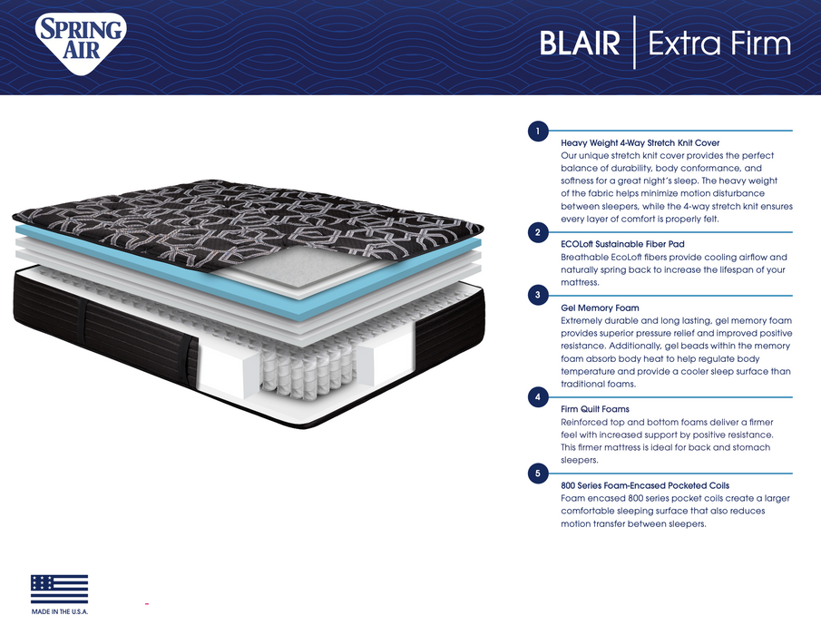 Blair Extra Firm Mattress