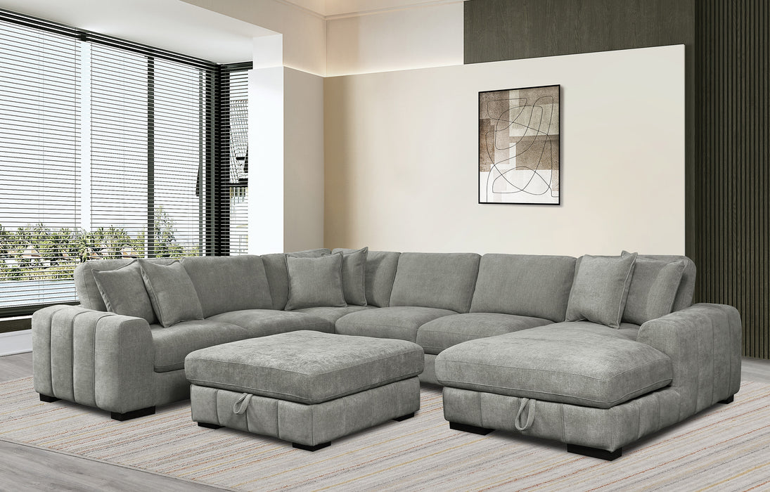 Houston Grey Sectional Collection