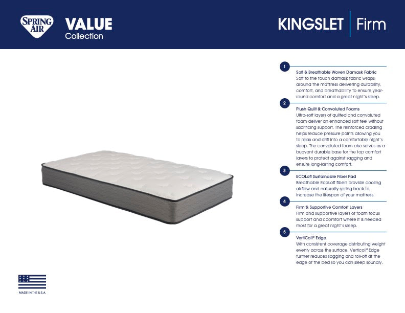 Kingslet Firm Mattress