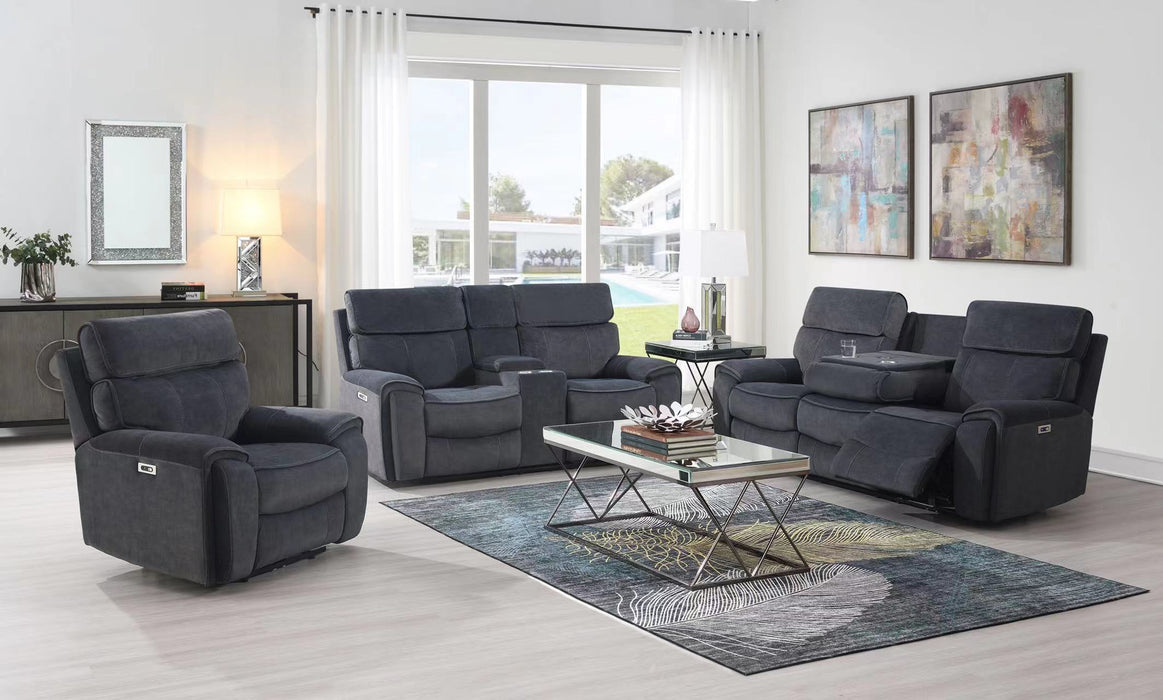 Little Rock Grey Power Reclining Living Room Collection