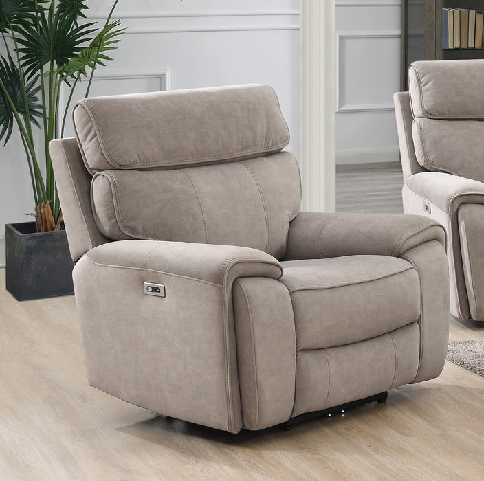 Little Rock Khaki Power Recliner