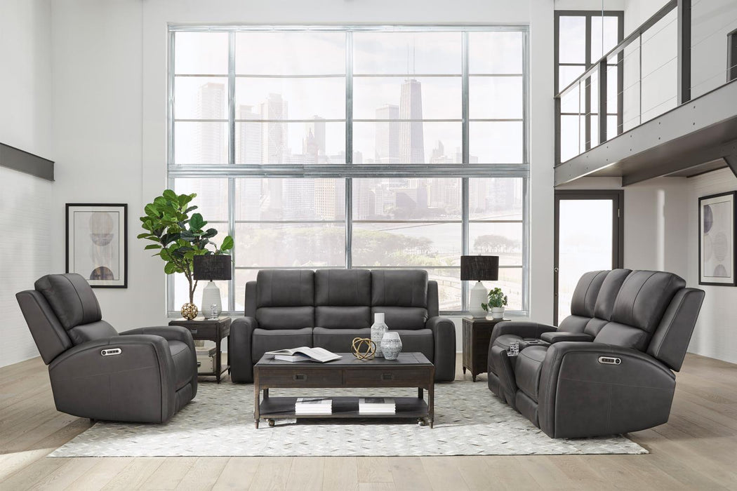 Belmont Zero-Gravity Power Reclining Leather Living Room Collection
