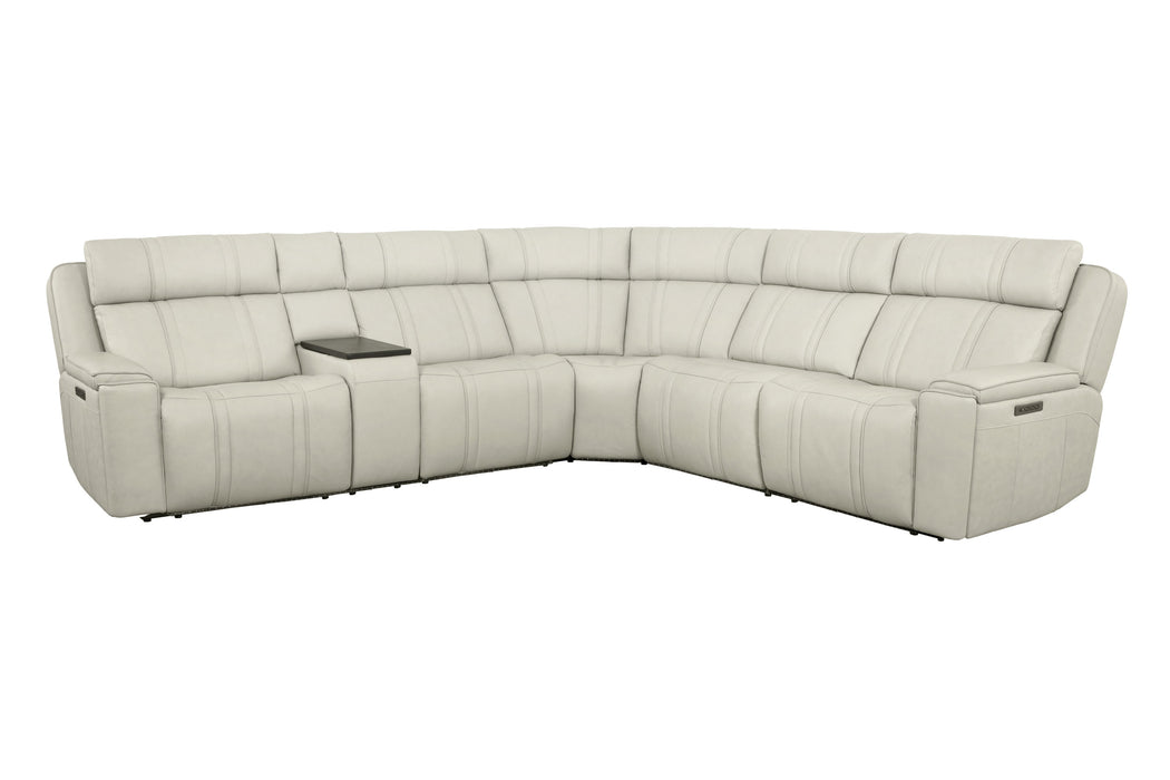Sausalito Zero-Gravity Immersive Audio Power Reclining Leather Sectional Collection