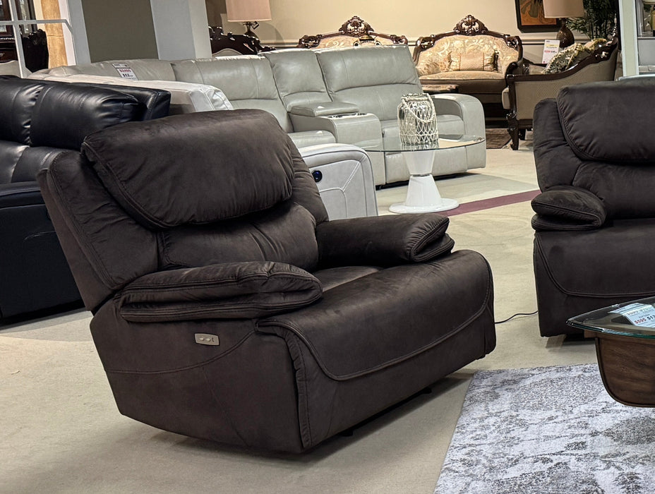 Mina Chocolate Power Recliner