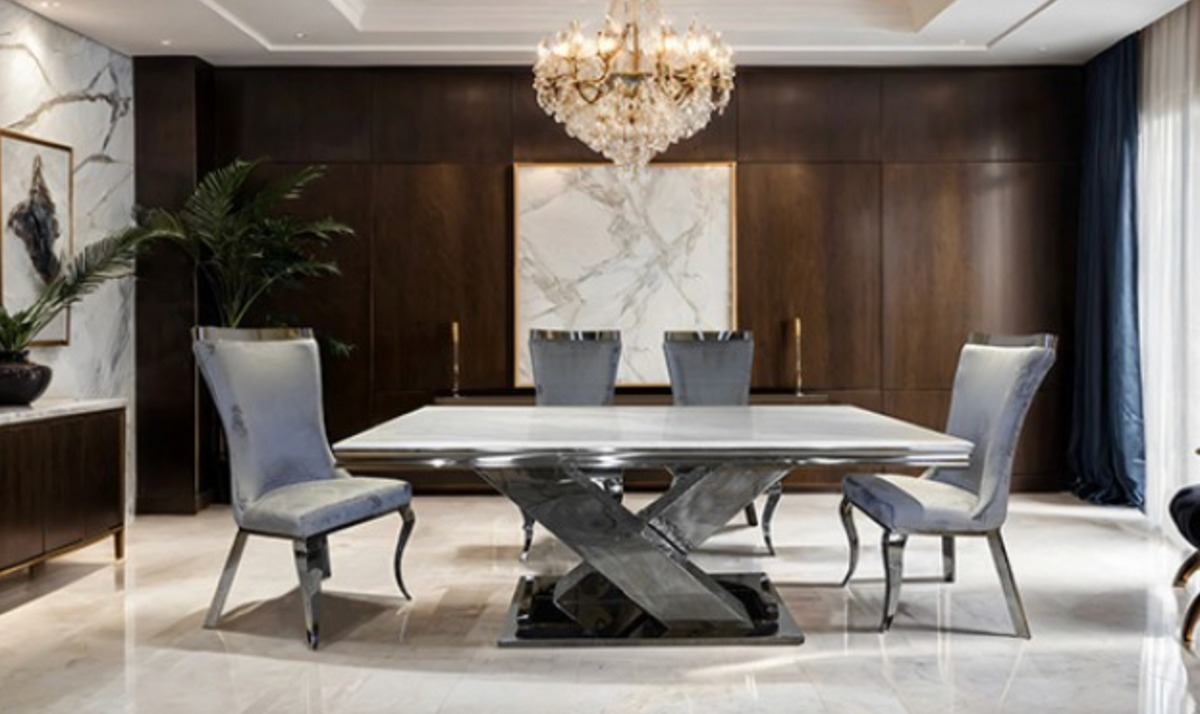 Palazzo Silver Dining Room Collection — Expo Furniture Gallery